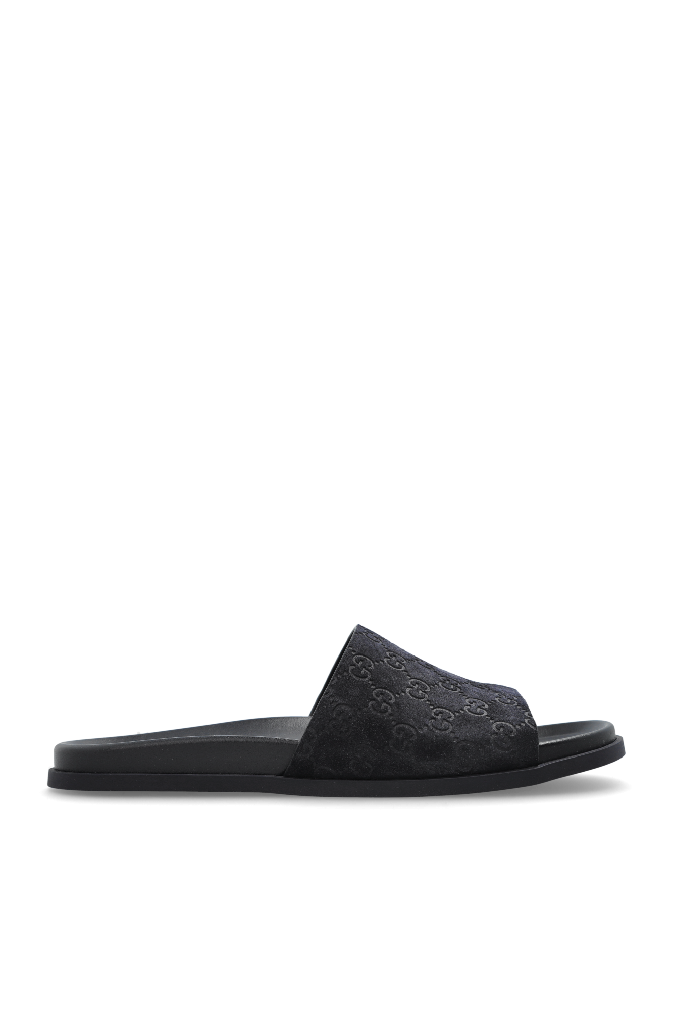サンダル GUCCI Black Suede Slippers Gucci Suede slides | Men's Shoes | Vitkac
